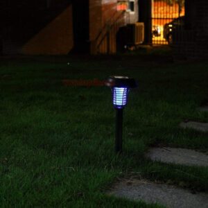 Outdoor Garden Waterproof Solar Bug Zapper UV LED Light Electric Fly Pest Killer Mosquito Killer Lamp - Image 20