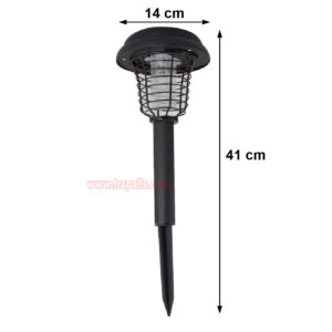 Outdoor Garden Waterproof Solar Bug Zapper UV LED Light Electric Fly Pest Killer Mosquito Killer Lamp - Image 3