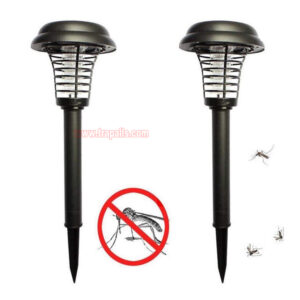 Outdoor Garden Waterproof Solar Bug Zapper UV LED Light Electric Fly Pest Killer Mosquito Killer Lamp - Image 5