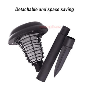 Outdoor Garden Waterproof Solar Bug Zapper UV LED Light Electric Fly Pest Killer Mosquito Killer Lamp - Image 8