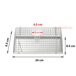Indoor Warehouse Humane Escape-Proof Design Reusable Mouse Cage Multi-Catch Live Mouse Trap - Image 3