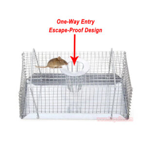 Indoor Warehouse Humane Escape-Proof Design Reusable Mouse Cage Multi-Catch Live Mouse Trap - Image 5