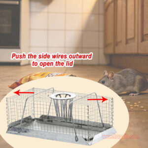Indoor Warehouse Humane Escape-Proof Design Reusable Mouse Cage Multi-Catch Live Mouse Trap - Image 7