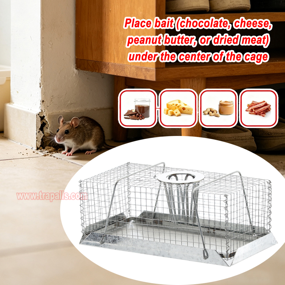 Indoor Warehouse Humane Escape-Proof Design Reusable Mouse Cage Multi-Catch Live Mouse Trap - Image 8