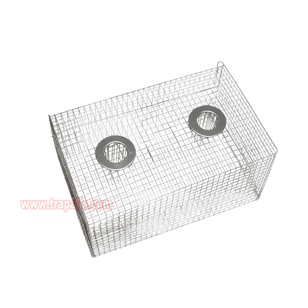 Indoor Warehouse Humane Escape-Proof Design Dual-Entry Access Rodent Control Multi-Catch Live Mouse Trap Cage - Image 2