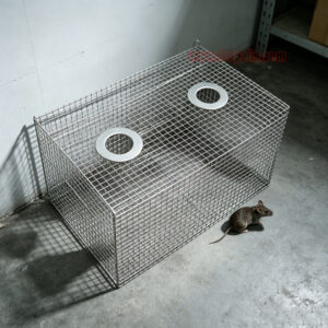 Indoor Warehouse Humane Escape-Proof Design Dual-Entry Access Rodent Control Multi-Catch Live Mouse Trap Cage - Image 7
