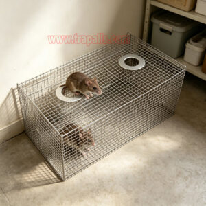 Indoor Warehouse Humane Escape-Proof Design Dual-Entry Access Rodent Control Multi-Catch Live Mouse Trap Cage - Image 8