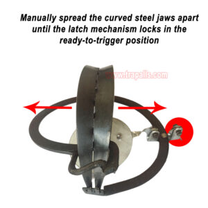 Wildlife Lawn Sensitivity Pedal Trigger Rodent Control Mouse Snap Trap Metal Rabbit Trap - Image 5