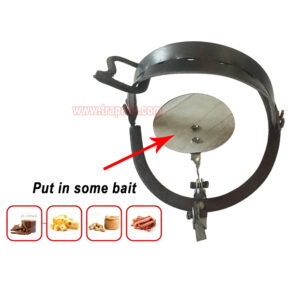 Wildlife Lawn Sensitivity Pedal Trigger Rodent Control Mouse Snap Trap Metal Rabbit Trap - Image 6