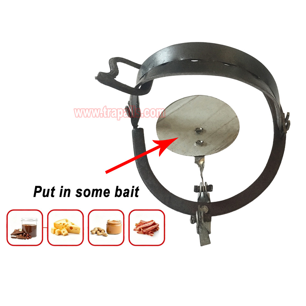 Wildlife Lawn Sensitivity Pedal Trigger Rodent Control Mouse Snap Trap Metal Rabbit Trap - Image 6