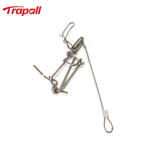 Outdoor Garden Stainless Steel Coil Spring Vole Kill Gopher Catcher Mole Trap with Tether