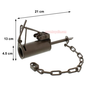 Outdoor Garden Pet Safe and Friendly Muskrat Catcher Rust Resistant Racoon Trap - Image 3
