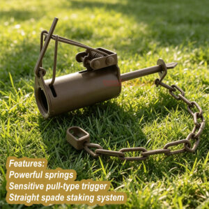 Outdoor Garden Pet Safe and Friendly Muskrat Catcher Rust Resistant Racoon Trap - Image 5