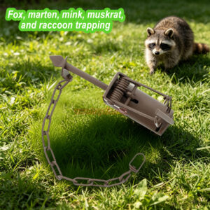 Outdoor Garden Pet Safe and Friendly Muskrat Catcher Rust Resistant Racoon Trap - Image 6