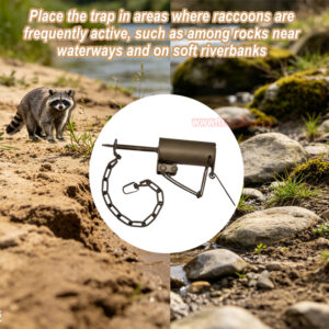 Outdoor Garden Pet Safe and Friendly Muskrat Catcher Rust Resistant Racoon Trap - Image 7