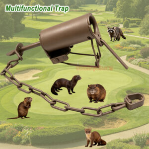 Outdoor Garden Pet Safe and Friendly Muskrat Catcher Rust Resistant Racoon Trap - Image 8