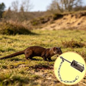 Outdoor Garden Pet Safe and Friendly Muskrat Catcher Rust Resistant Racoon Trap - Image 10
