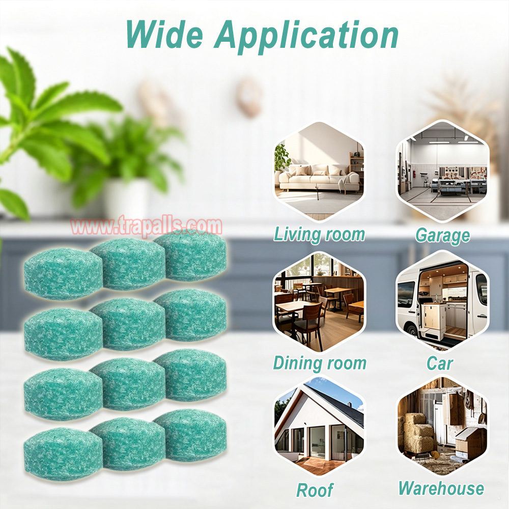 Indoor Outdoor Safe Non-Toxic Natural Peppermint Oil Rodent Repellent Tablets Mouse Repellent Balls - Image 14
