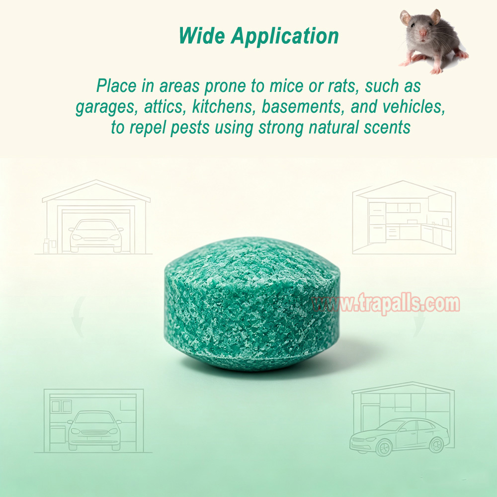 Indoor Outdoor Safe Non-Toxic Natural Peppermint Oil Rodent Repellent Tablets Mouse Repellent Balls - Image 16
