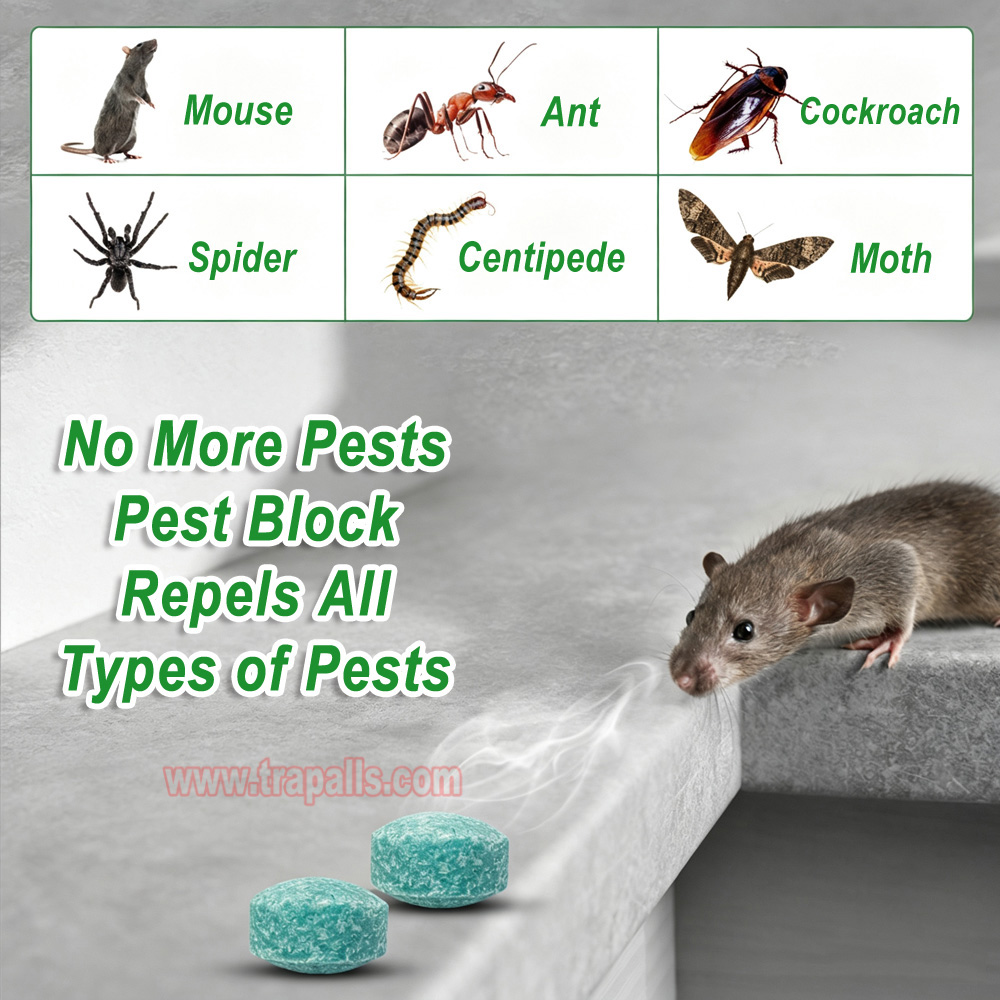 Indoor Outdoor Safe Non-Toxic Natural Peppermint Oil Rodent Repellent Tablets Mouse Repellent Balls - Image 5