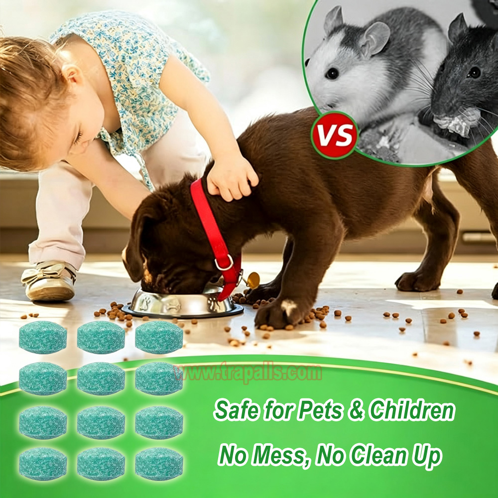 Indoor Outdoor Safe Non-Toxic Natural Peppermint Oil Rodent Repellent Tablets Mouse Repellent Balls - Image 6