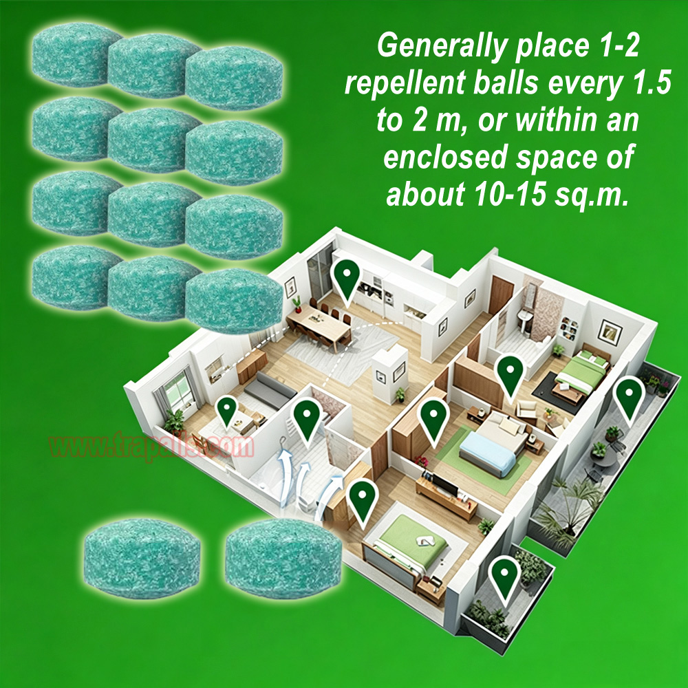 Indoor Outdoor Safe Non-Toxic Natural Peppermint Oil Rodent Repellent Tablets Mouse Repellent Balls - Image 7
