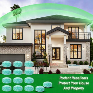 Indoor Outdoor Safe Non-Toxic Natural Peppermint Oil Rodent Repellent Tablets Mouse Repellent Balls - Image 10