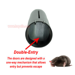 Garden Lawn Humane Double Entry Tunnel Gopher Control Vole Catcher Underground Trap Mole Trap - Image 4