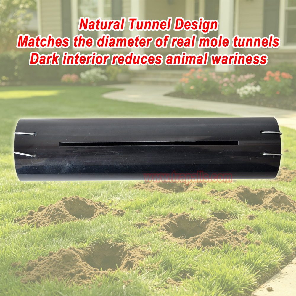 Garden Lawn Humane Double Entry Tunnel Gopher Control Vole Catcher Underground Trap Mole Trap - Image 5