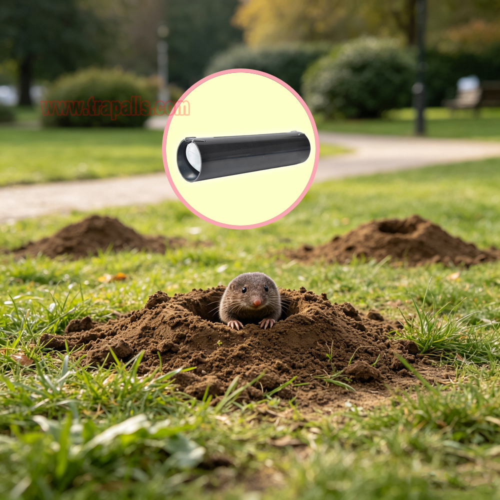 Garden Lawn Humane Double Entry Tunnel Gopher Control Vole Catcher Underground Trap Mole Trap - Image 9