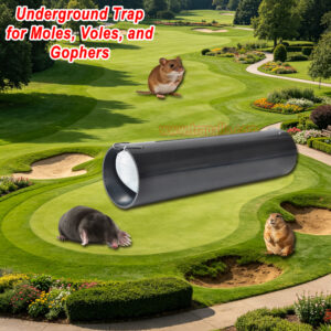 Garden Lawn Humane Double Entry Tunnel Gopher Control Vole Catcher Underground Trap Mole Trap - Image 10
