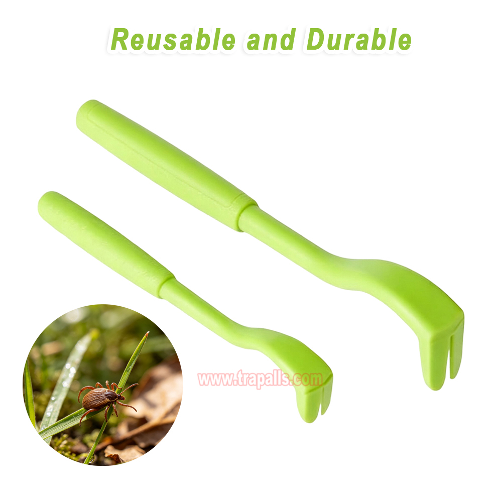 Indoor Outdoor Safe and Pain Free Tick Puller for Dog Cat Horse Human Tick Remover Tool - Image 4
