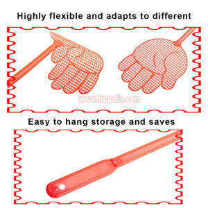 Indoor Outdoor Handheld Plastic Flying Insect Swatter Mosquito Killer Fly Swatter - Image 6
