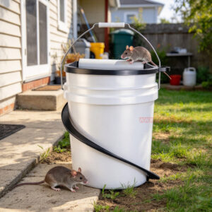 Reusable 5 Gallon Bucket Profile Spiral Wrap Around Ramp Rat Rodent Control Spiral Mouse Trap Bucket - Image 13