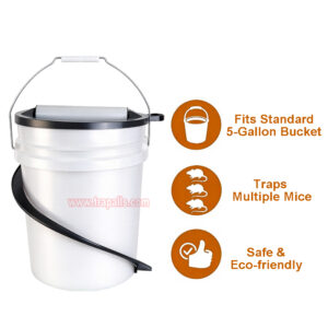 Reusable 5 Gallon Bucket Profile Spiral Wrap Around Ramp Rat Rodent Control Spiral Mouse Trap Bucket - Image 9