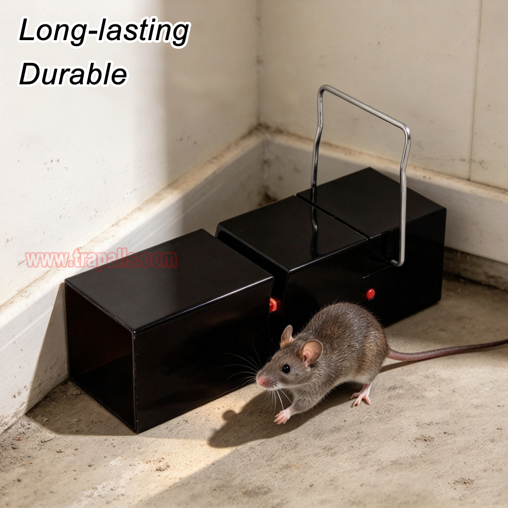 Indoor Wholesale Safe for Pets and Kids Reusable Plastic Rodent Control Catcher Tunnel Mouse Trap - Image 6