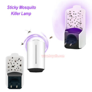 Indoor Home Plug-in UV Light Bug Zapper Sticky Flying Insect Trap Glue Board Mosquito Killer Lamp - Image 5