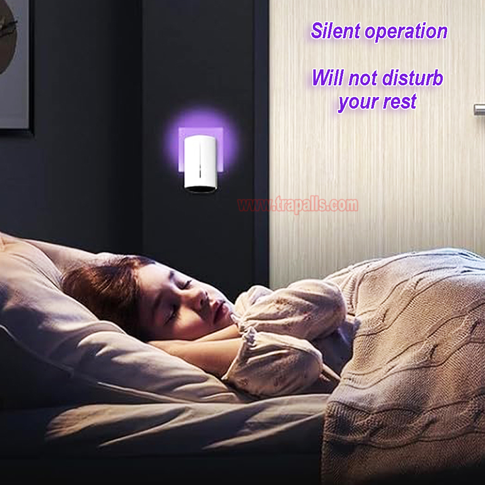 Indoor Home Plug-in UV Light Bug Zapper Sticky Flying Insect Trap Glue Board Mosquito Killer Lamp - Image 6