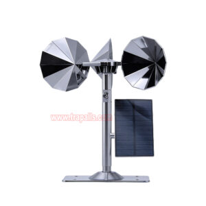 Yard Roof Solar and Wind Hybrid Drive Bird Scare Device 180 Degree Rotating Reflective Bird Repeller - Image 2