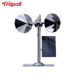 Yard Roof Solar and Wind Hybrid Drive Bird Scare Device 180 Degree Rotating Reflective Bird Repeller