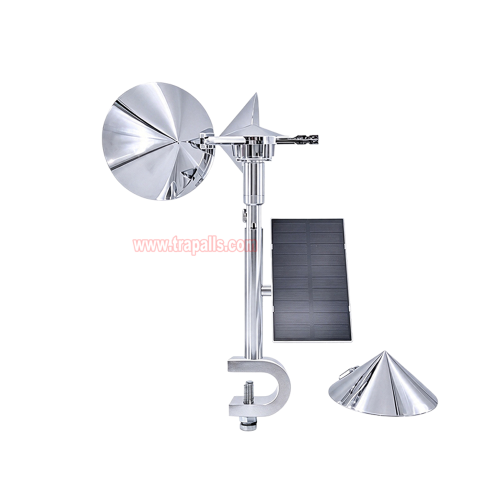 Yard Roof Solar Charging Wind Hybrid Drive Bird Scare Device 180 Degree Rotating Reflective Bird Repeller - Image 13