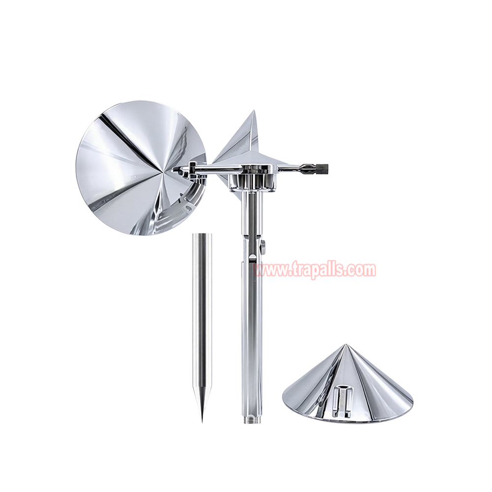 Yard Roof Wind Hybrid Drive Bird Scare Device 180 Degree Rotating Reflective Bird Repeller - Image 15