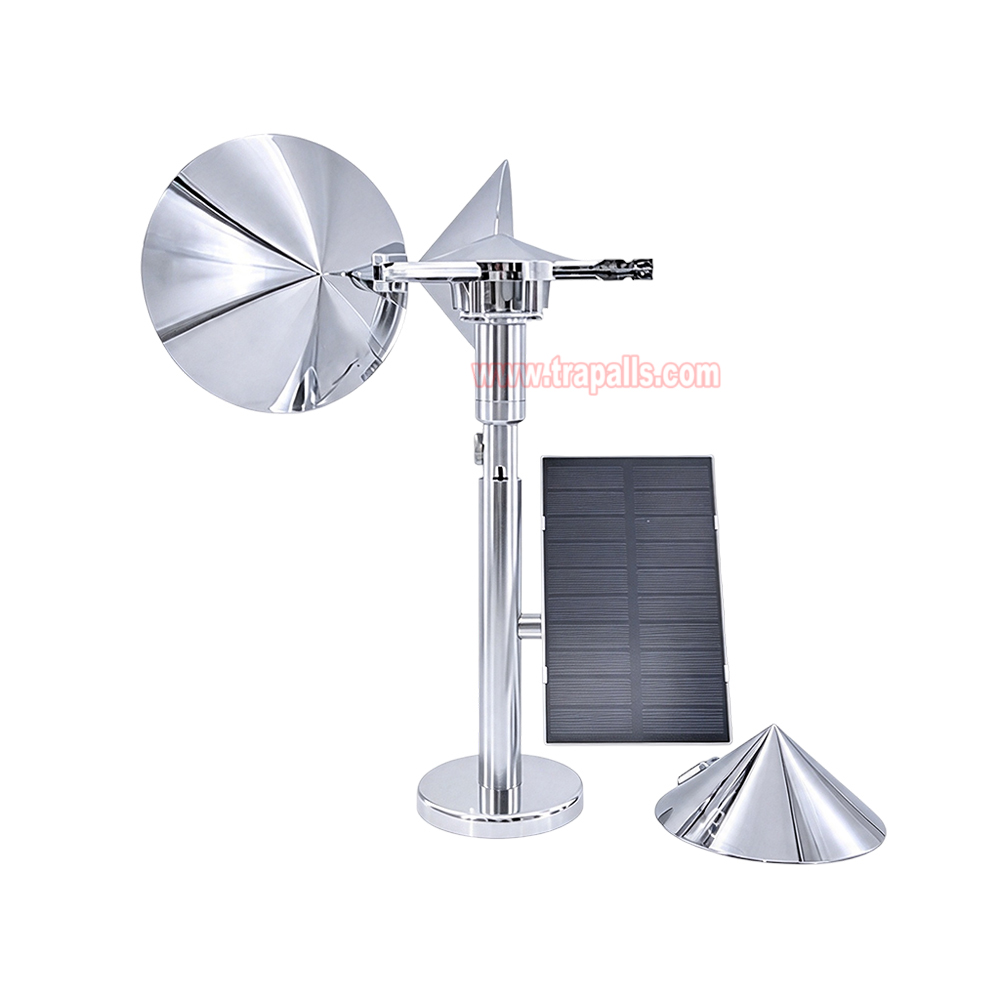 Yard Roof Solar Charging Wind Hybrid Drive Bird Scare Device 180 Degree Rotating Reflective Bird Repeller - Image 17