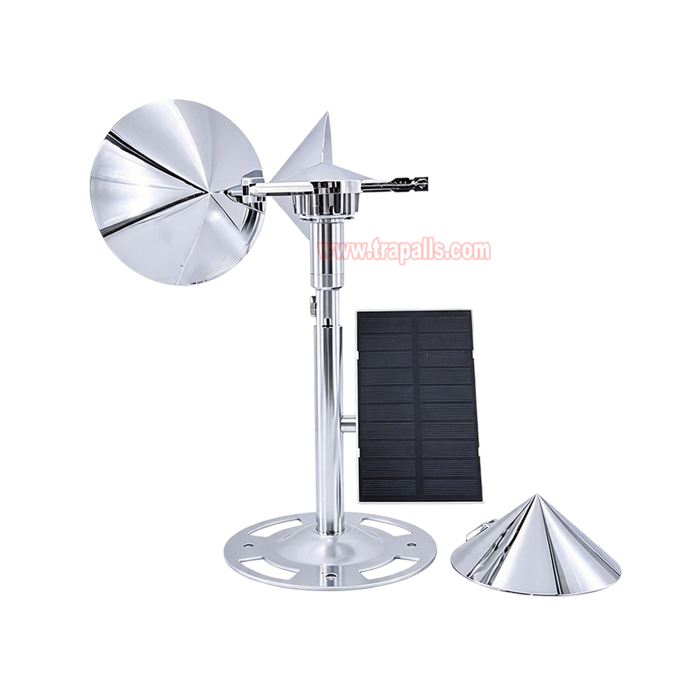 Yard Roof Solar Charging Wind Hybrid Drive Bird Scare Device 180 Degree Rotating Reflective Bird Repeller - Image 19