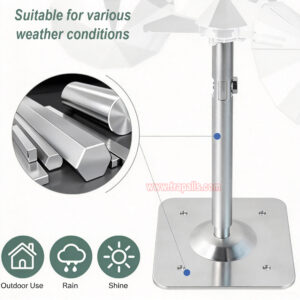 Yard Roof Wind Hybrid Drive Bird Scare Device 180 Degree Rotating Reflective Bird Repeller - Image 5