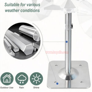 Yard Roof Solar Charging Wind Hybrid Drive Bird Scare Device 180 Degree Rotating Reflective Bird Repeller - Image 5