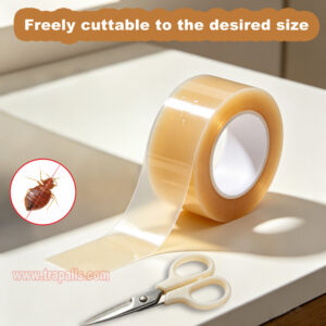 Outlets Furniture Crawling Insect Control Removable Silicone Glue Tape Roll Double Sided Bed Bug Barrier Tape - Image 8