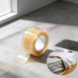 Outlets Furniture Crawling Insect Control Removable Silicone Glue Tape Roll Double Sided Bed Bug Barrier Tape - Image 10
