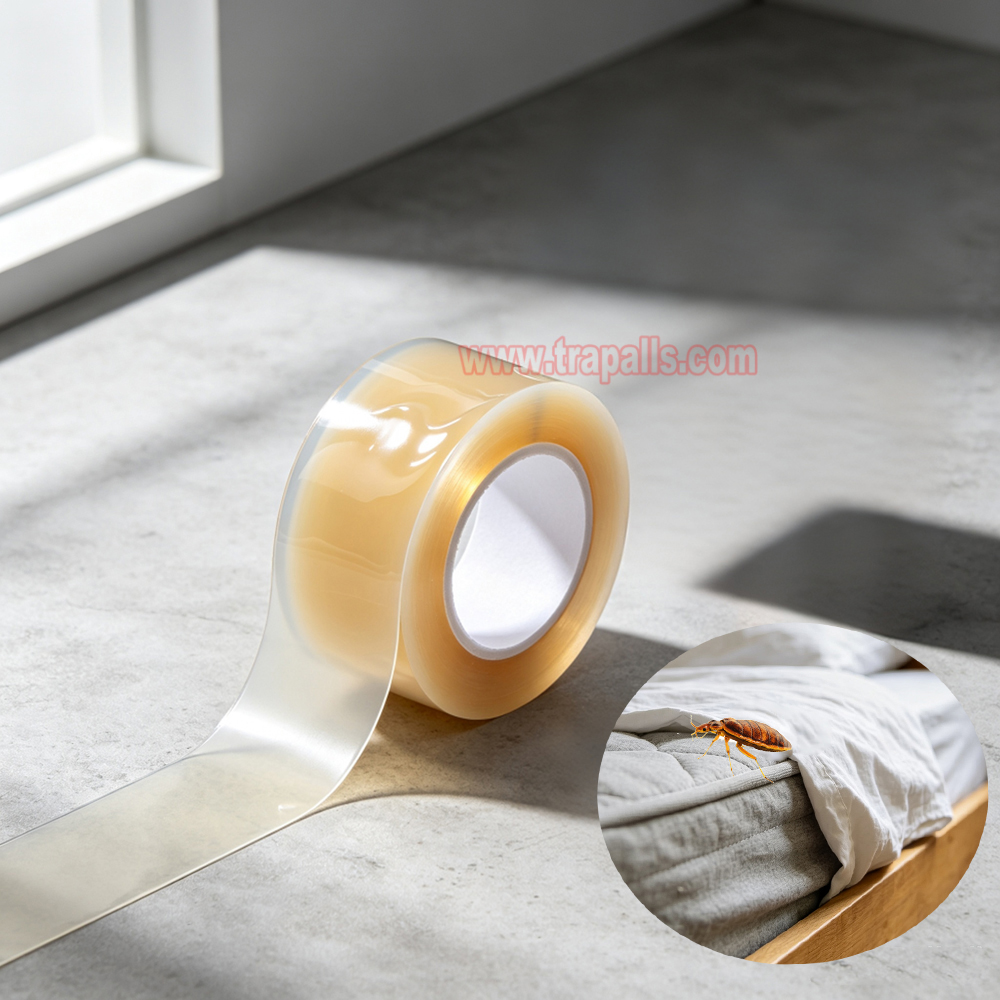 Outlets Furniture Crawling Insect Control Removable Silicone Glue Tape Roll Double Sided Bed Bug Barrier Tape - Image 10