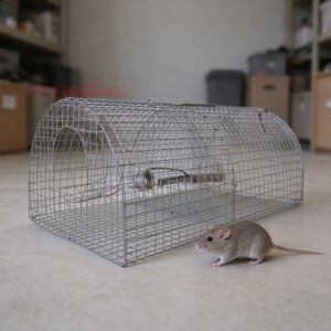 Indoor Outdoor Humane Live Catch Multi-catch Auto Reset Rat Control Mouse Trap Cage - Image 11